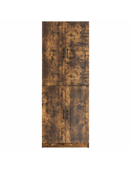 Set di armadi 2 pcs Rovere Fumo Legno ingegnerizzato
