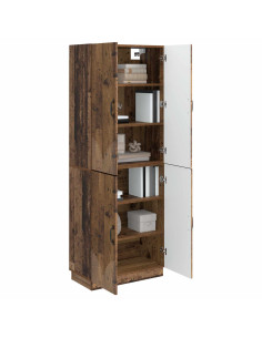 Set di armadi 2 pcs Legno antico Legno ingegnerizzato 2