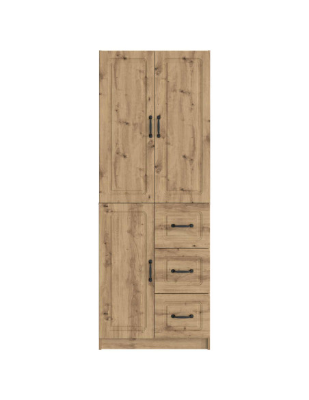 Set di armadi 2 pcs Rovere Artigianale Legno ingegnerizzato