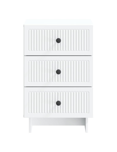 Armadio da Notte Bianco 43 x 41 x 66,5 cm Legno ingegnerizzato
