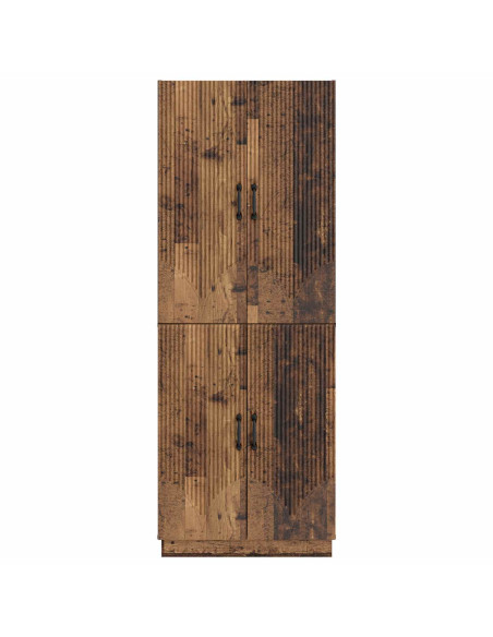 Set di armadi 2 pcs Legno antico Legno ingegnerizzato