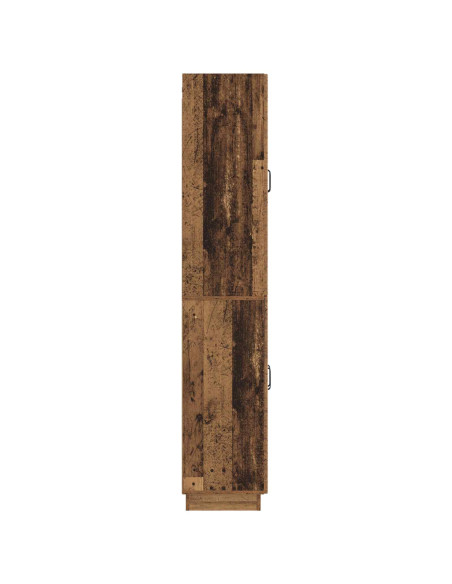 Set di armadi 2 pcs Legno antico Legno ingegnerizzato