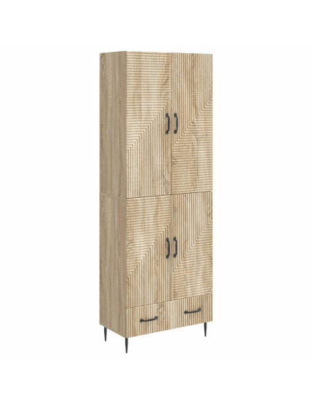 Set di armadi 2 pcs 66 x 34,5 x 95 cm Legno ingegnerizzato