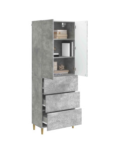 Set di armadi 2 pcs Grigio Cemento 66 x 34,5 x 90 cm 2