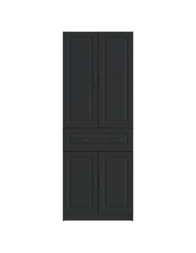 Set di armadi 2 pcs Nero Legno ingegnerizzato