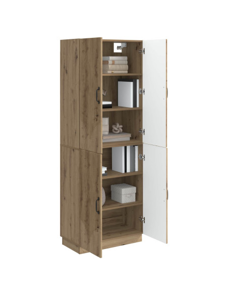 Set di armadi 2 pcs Rovere Artigianale Legno ingegnerizzato