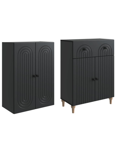 Set di armadi 2 pcs 66 x 34,5 x 90 cm Legno ingegnerizzato