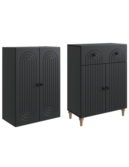 Set di armadi 2 pcs 66 x 34,5 x 90 cm Legno ingegnerizzato