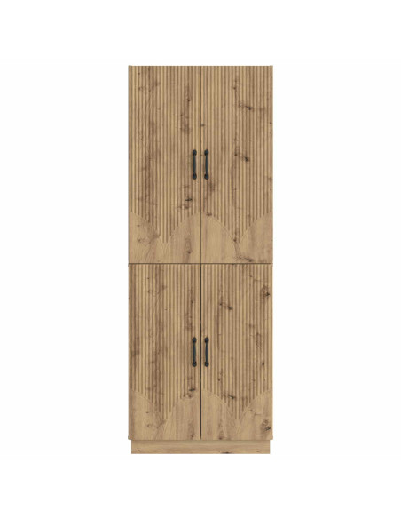 Set di armadi 2 pcs Rovere Artigianale Legno ingegnerizzato