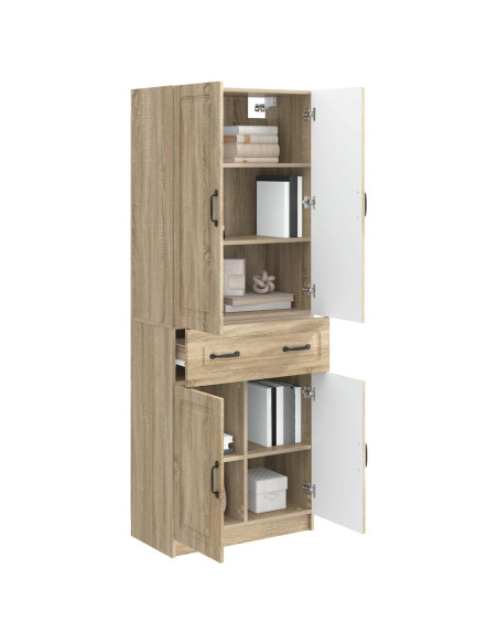 Set di armadi 2 pcs Rovere Sonoma Legno ingegnerizzato