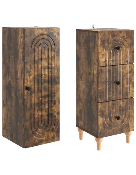 Set di armadi 2 pcs 33 x 34,5 x 90 cm Legno ingegnerizzato