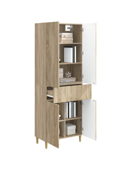 Set di armadi 2 pcs 66 x 34,5 x 90 cm Legno ingegnerizzato