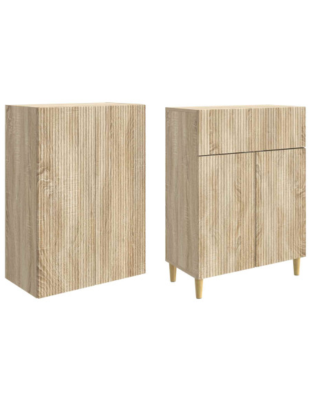 Set di armadi 2 pcs 66 x 34,5 x 90 cm Legno ingegnerizzato