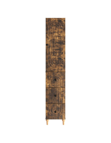 Set di armadi 2 pcs 33 x 34,5 x 90 cm Legno ingegnerizzato
