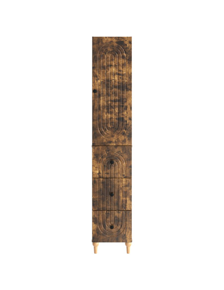 Set di armadi 2 pcs 33 x 34,5 x 90 cm Legno ingegnerizzato