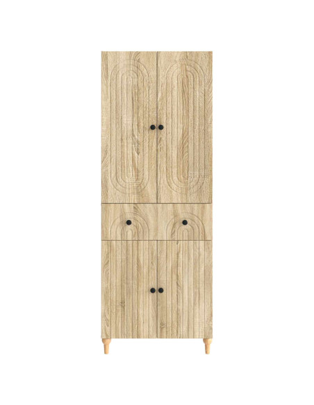 Set di armadi 2 pcs 66 x 34,5 x 90 cm Legno ingegnerizzato