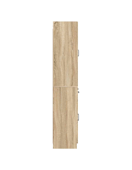 Set di armadi 2 pcs Rovere Sonoma Legno ingegnerizzato