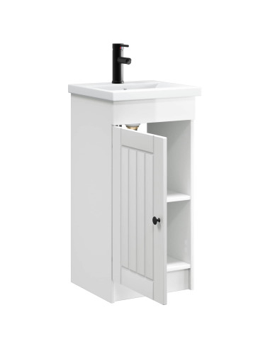 Mobile da bagno con lavabo Bianco Lucido 42 x 40 x 84,5 cm