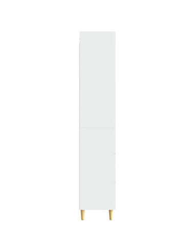 Set di armadi 2 pcs Bianco Lucido 66 x 34,5 x 90 cm