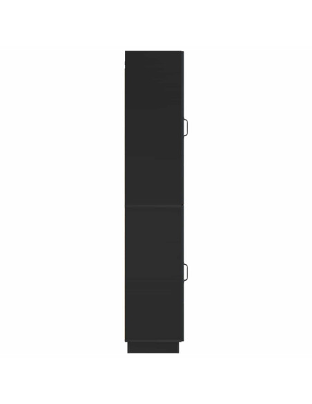 Set di armadi 2 pcs Nero Legno ingegnerizzato