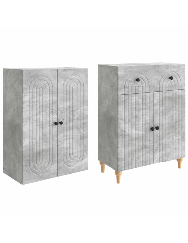 Set di armadi 2 pcs 66 x 34,5 x 90 cm Legno ingegnerizzato