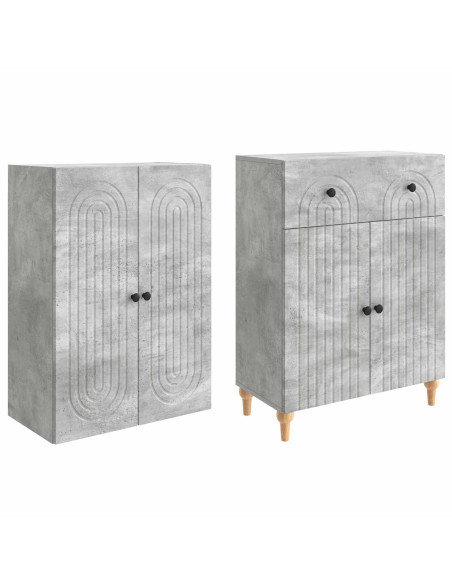 Set di armadi 2 pcs 66 x 34,5 x 90 cm Legno ingegnerizzato