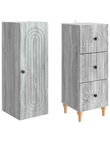 Set di armadi 2 pcs 33 x 34,5 x 90 cm Legno ingegnerizzato