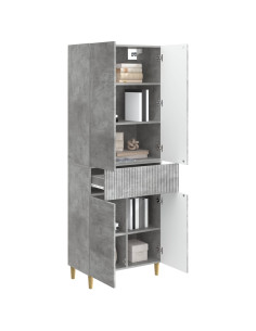 Set di armadi 2 pcs Grigio Cemento 66 x 34,5 x 90 cm 2