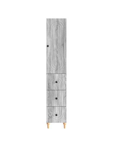 Set di armadi 2 pcs 33 x 34,5 x 90 cm Legno ingegnerizzato