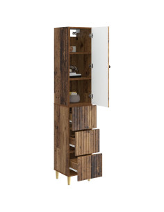 Set di armadi 2 pcs 33 x 34,5 x 90 cm Legno ingegnerizzato 2