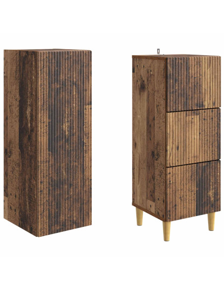 Set di armadi 2 pcs 33 x 34,5 x 90 cm Legno ingegnerizzato