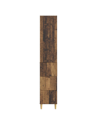 Set di armadi 2 pcs 33 x 34,5 x 90 cm Legno ingegnerizzato