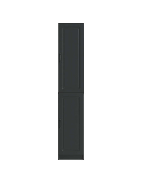 Set di armadi 2 pcs Nero Legno ingegnerizzato