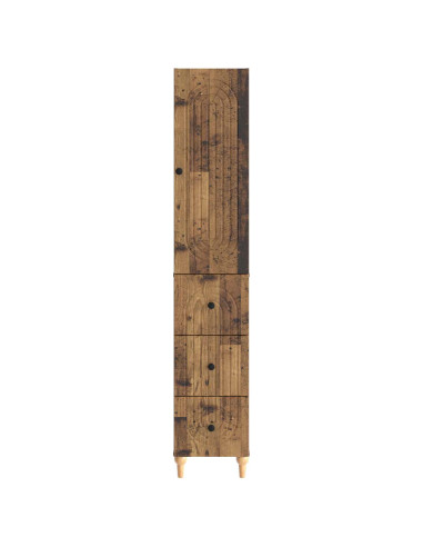 Set di armadi 2 pcs 33 x 34,5 x 90 cm Legno ingegnerizzato