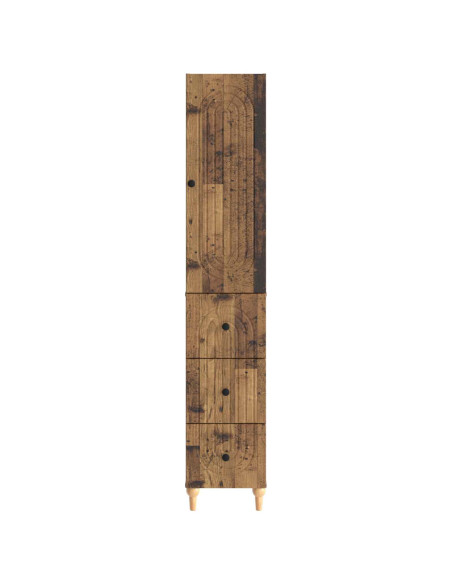Set di armadi 2 pcs 33 x 34,5 x 90 cm Legno ingegnerizzato