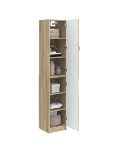 Set di armadi 2 pcs Rovere Sonoma Legno ingegnerizzato