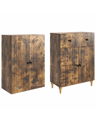 Set di armadi 2 pcs 66 x 34,5 x 90 cm Legno ingegnerizzato