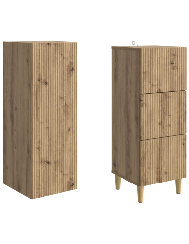 Set di armadi 2 pcs 33 x 34,5 x 90 cm Legno ingegnerizzato