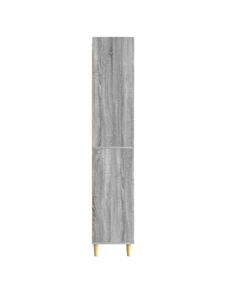 Set di armadi 2 pcs Sonoma grigio 66 x 34,5 x 90 cm