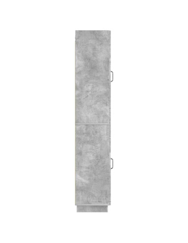 Set di armadi 2 pcs Grigio Cemento Legno ingegnerizzato