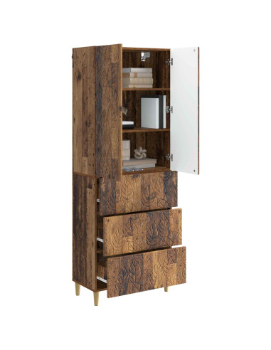 Set di armadi 2 pcs Legno antico 66 x 34,5 x 90 cm