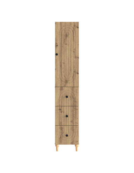 Set di armadi 2 pcs 33 x 34,5 x 90 cm Legno ingegnerizzato