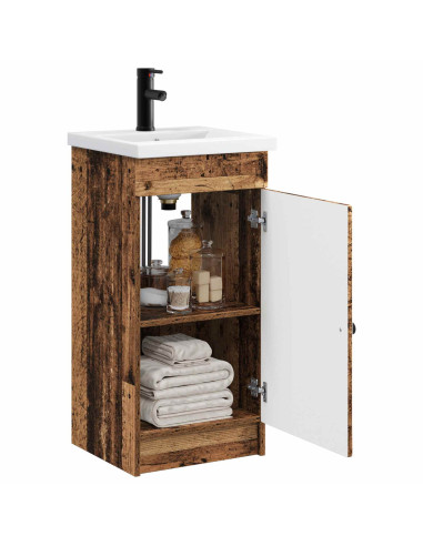 Mobile da bagno con lavabo Legno antico 42 x 40 x 84,5 cm