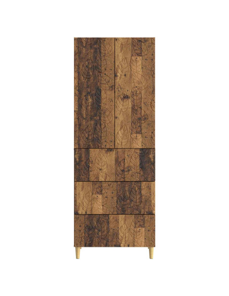 Set di armadi 2 pcs Legno antico 66 x 34,5 x 90 cm