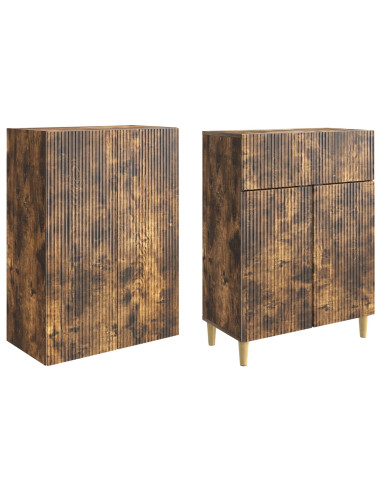 Set di armadi 2 pcs 66 x 34,5 x 90 cm Legno ingegnerizzato