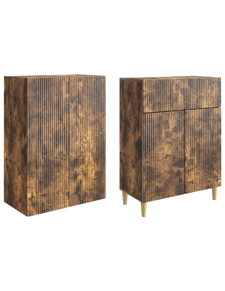 Set di armadi 2 pcs 66 x 34,5 x 90 cm Legno ingegnerizzato