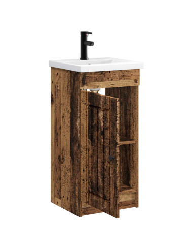Mobile da bagno con lavabo Legno antico 42 x 40 x 84,5 cm