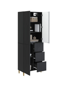 Set di armadi 2 pcs 66 x 34,5 x 90 cm Legno ingegnerizzato 2
