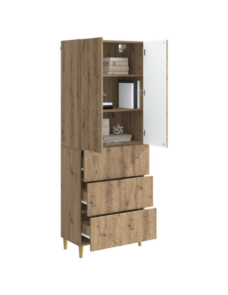 Set di armadi 2 pcs Rovere Artigianale 66 x 34,5 x 90 cm