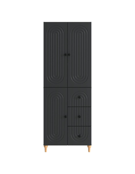 Set di armadi 2 pcs 66 x 34,5 x 90 cm Legno ingegnerizzato